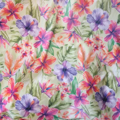 Estampado flores de hibisco