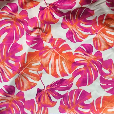 Estampado flores del Caribe